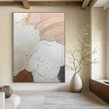 Load image into Gallery viewer, Textured Pastel Abstract Shapes, Suited for Soft - Toned Nursery &amp; Calming Yoga Studio LargeART1991
