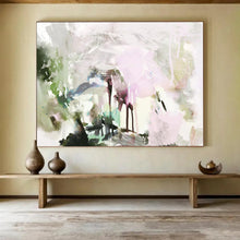 Load image into Gallery viewer, Pastel - Hued Abstract Fusion Abstract acrylic painting DLZ111
