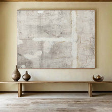 Load image into Gallery viewer, Textured Neutral Abstract Painting for Minimalist Office &amp; Calm Waiting Room DKH234
