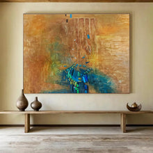 Load image into Gallery viewer, Mixed - Media Abstract Painting On Canvas DKH388
