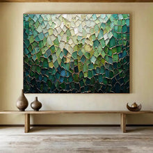 Load image into Gallery viewer, Mosaic - Inspired Abstract Painting on Canvas - “Colorful Mosaic” DKH759
