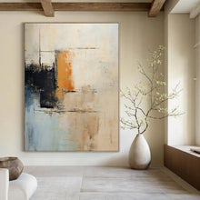 Load image into Gallery viewer, Multitone Abstract with Black Shapes, Suited for Contemporary Office &amp; Art - Lovers’ Hallway LargeART1336
