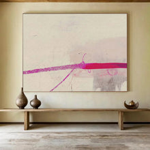 Load image into Gallery viewer, Minimalist Pink and Gray Abstract Painting for Calm Bedroom &amp; Simple - Styled Boutique DKH279
