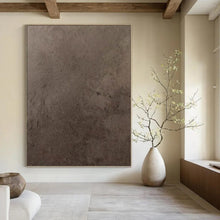Load image into Gallery viewer, “Textured Neutral Abstraction” - Brown, Grey Abstract Art on Canvas DKH1116

