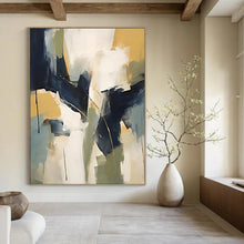 Load image into Gallery viewer, “Geometric Abstraction in Cool Tones” – Clean Abstract with Angular Shapes DTP123
