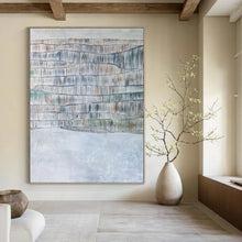 Load image into Gallery viewer, “Color - Infused Waves: Bohemian Abstract” Abstract Painting on Canvas, Eclectic Living Room Decor DKH1043
