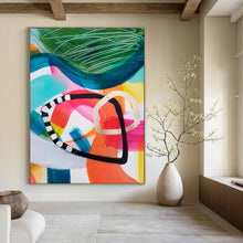 Load image into Gallery viewer, Colorful Abstract Shape Art, Suited for Eclectic Office &amp; Creative Classroom LargeART1825
