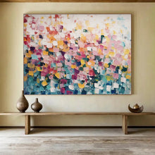 Load image into Gallery viewer, Abstract Dots “Color Burst” Painting on Canvas, Happy Modern Art DKH882
