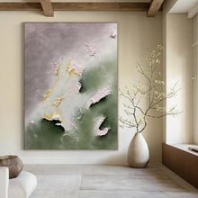 Load image into Gallery viewer, Pastel Textured Abstract Canvas Painting, Perfect for Bohemian Bedroom &amp; Soft - Toned Nursery LargeART1225
