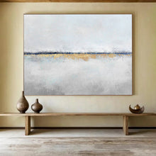Load image into Gallery viewer, Subtle Gold - Accented Abstract Painting for Modern Bedroom &amp; Luxury Spa DKH219
