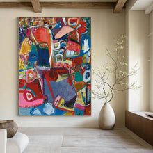 Load image into Gallery viewer, “Color Overlap” Vivid colors, overlapping abstract forms. DTP297
