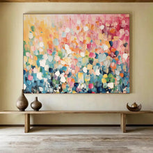 Load image into Gallery viewer, Colorful Dots Abstract Landscape Large - scale acrylic painting DLZ161
