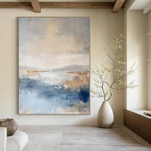 Load image into Gallery viewer, Coastal - Inspired Abstract, Suited for Beach House Living Room &amp; Relaxing Spa LargeART1340
