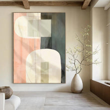 Load image into Gallery viewer, Soft Color Block Abstract Acrylic Art, Nice for Nursery &amp; Light - Filled Sunroom LargeART1048
