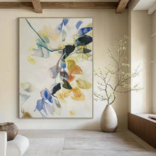 Load image into Gallery viewer, Soft Floral Abstract Canvas Painting, Great for Bohemian Bedroom &amp; Serene Reading Nook LargeART1317

