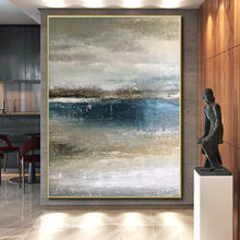 Load image into Gallery viewer, Abstract Coastal Scene Acrylic Art - Great for Beach House Living Room &amp; Relaxation Nook LargeART0590
