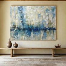Load image into Gallery viewer, Muted - Toned Abstract Marina for Serene Bedroom &amp; Coastal - Inspired Library DKH166
