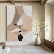 Load image into Gallery viewer, Abstract Face Collage Canvas Painting, Great for Art - Filled Bedroom &amp; Contemporary Gallery LargeART1157
