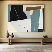 Load image into Gallery viewer, Minimalist Geometric Abstract Painting on Canvas DKH553
