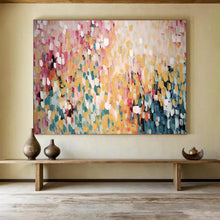 Load image into Gallery viewer, Pastel Patchwork Abstract Large - scale acrylic painting DLZ166
