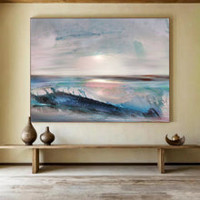 Load image into Gallery viewer, Dreamy Sea - Sky Abstract Acrylic painting DLZ148
