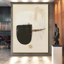 Load image into Gallery viewer, Oversized Earth - Tone Abstract Acrylic for Cozy Reading Nook LargeART0275
