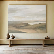 Load image into Gallery viewer, Earthy Landscape Abstract Painting for Rustic Cottage &amp; Nature - Themed Office DKH247
