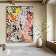 Load image into Gallery viewer, “Wildly Colorful Abstract Mélange” – Vivid Abstract Painting with a Myriad of Hues DTP097
