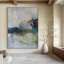 Load image into Gallery viewer, Multi - Toned Textured Abstract Painting, Ideal for Contemporary Art Lounge &amp; Creative Studio LargeART1922
