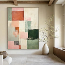Load image into Gallery viewer, Pastel Color - Block Abstract Art, Suited for Scandinavian Nursery &amp; Minimalist Living Room LargeART2299
