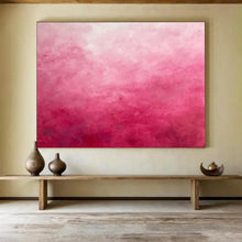 Load image into Gallery viewer, Gradient Pink Abstract Painting for Romantic Bedroom &amp; Soft - Toned Boutique DKH272
