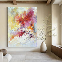 Load image into Gallery viewer, Vibrant Modern Abstract Art for Bohemian Living Room &amp; Artsy Coffee Shop LargeART0929
