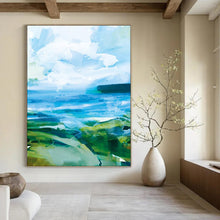 Load image into Gallery viewer, Seaside Hues Blend – Blues, Greens, Whites for Coastal Abstraction DTP183
