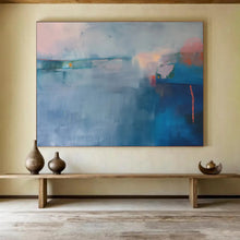 Load image into Gallery viewer, Cool - Toned Abstract Painting with Subtle Shifts DKH477
