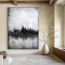 Load image into Gallery viewer, Monochrome Cityscape Art, Perfect for Industrial - Chic Loft &amp; Moody Library LargeART1090
