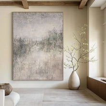 Load image into Gallery viewer, Gray Textured Landscape Abstract Art for Industrial - style Hotel Room &amp; Art - focused Loft LargeART0959
