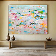 Load image into Gallery viewer, Light - Filled Abstract Doodle Painting for Trendy Teen Hangout &amp; Creative Coworking DKH036
