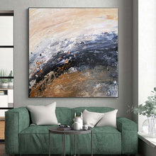 Load image into Gallery viewer, Custom Grand Abstract Cityscape - Hand-Painted Oil on Linen for Urban Loft Apartments
