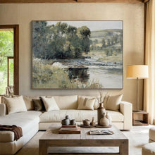 Load image into Gallery viewer, River Through the Valley - Idyllic Living Room or Office Art LargeART1489
