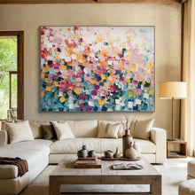 Load image into Gallery viewer, Abstract Dots “Color Burst” Painting on Canvas, Happy Modern Art DKH882
