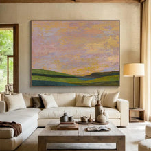Load image into Gallery viewer, Colorful Sunset Landscape Abstract Painting On Canvas DKH438
