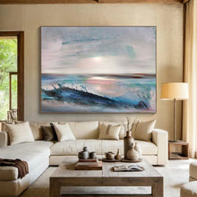 Load image into Gallery viewer, Dreamy Sea - Sky Abstract Acrylic painting DLZ148
