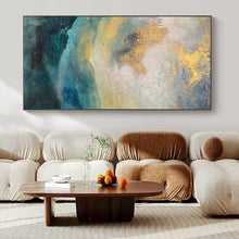 Load image into Gallery viewer, Golden - Sky Abstract Landscape Acrylic Art, Ideal for Living Room &amp; Bedroom LargeART1004
