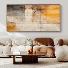 Load image into Gallery viewer, Muted - Tone Abstract Grid Acrylic Art, Great for Modern Minimalist Bedroom &amp; Calm Study Space LargeART1057
