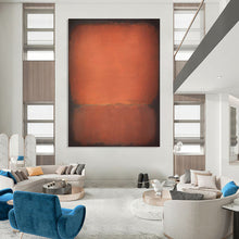 Load image into Gallery viewer, “Reddish - Orange Color - Field” - Rothko - Style Art on Canvas DKH1613
