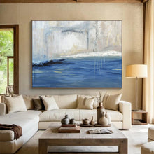 Load image into Gallery viewer, Minimalist Abstract Waterfall Painting On Canvas DKH402
