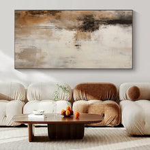 Load image into Gallery viewer, Neutral Abstract Textures Abstract Canvas Painting, Great for Minimalist Living Room &amp; Calm Office LargeART1203
