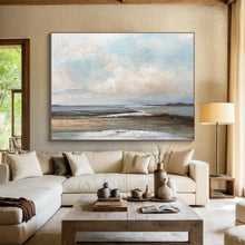 Load image into Gallery viewer, Impressionistic Seascape Painting on Canvas - “Coastal Calm” DKH755
