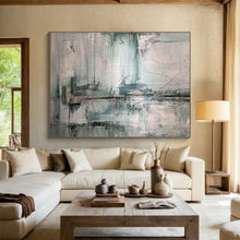 Load image into Gallery viewer, Industrial Abstract Painting with Muted Tones for Loft Apartment &amp; Artistic Workplace DKH178

