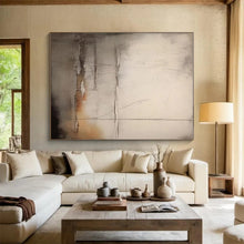 Load image into Gallery viewer, Gray - Toned Minimalist Abstract Art – Great for Industrial - Chic Office &amp; Zen Meditation Space LargeART0709
